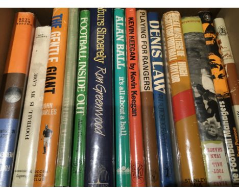 Old Football Book Collection: Very good condition all with cover protectors. Includes original autobiographies of Peter Doher