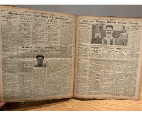 1925 - 1926 Athletic News Bound Volume Of Sport Magazines: From August 3rd 1925 to May 3rd 1926 and we believe this is a comp