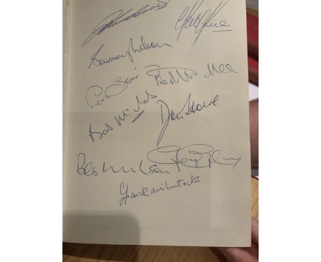Arsenal 70/71 Signed Bound Volume Of Football Programmes: Complete 1st team home programmes with covers and tokens intact. Si