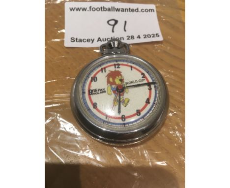 1966 World Cup Willie Football Stopwatch: Stunning original stopwatch featuring WC Willie. Watch states 1966 World Cup and ma