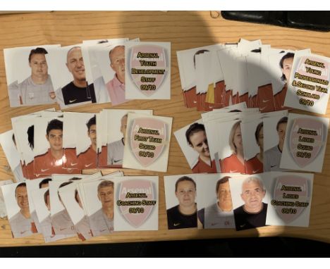 Arsenal Rare Football Card Sets: Possibly the only set in existence. Each season has an individual picture of all playing sta