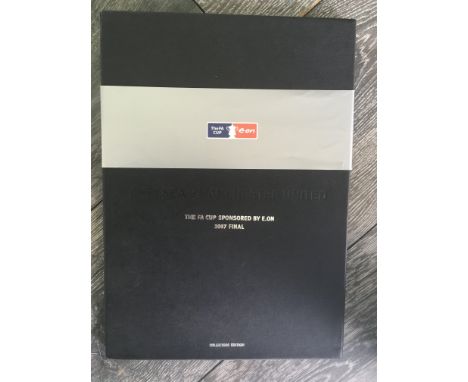 2007 Rare FA Cup Final Football Programme: Collectors Edition given to Barry Taylor the former FA International Committee Mem