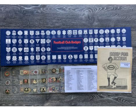 Esso Football Club Badges Unused Full Set: Whilst you do see the set of popular badges they always appear stuck down to pull 