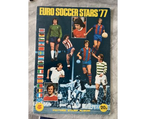 FKS 1977 Euro Soccer Stars Complete Set Of Cards: Loose set of 135 mint cards plus empty album. Hard to obtain.