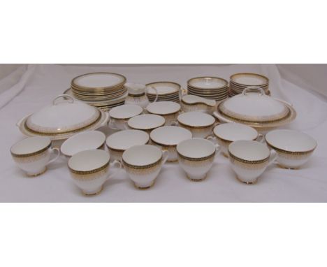 Royal Grafton dinner and tea service for eight place setting to include plates, bowls, serving dishes, cups and saucers (64)