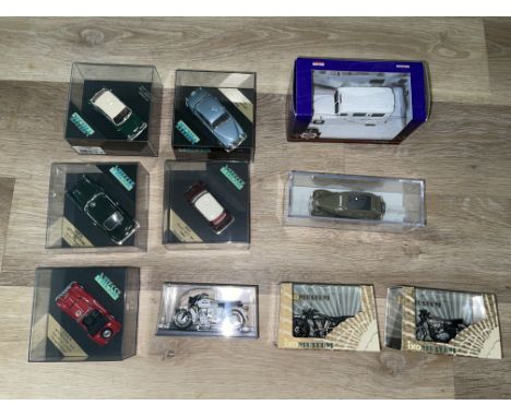 Ten assorted model vehicles.
Please check pictures carefully as there are no refunds on these items.