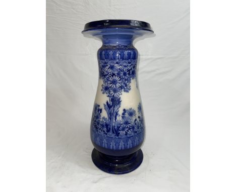 Floral Designed Ceramic Jardinière Stand, marked to the base