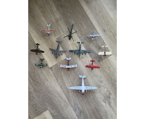Ten assorted model vehicles.
Please check pictures carefully as there are no refunds on these items.