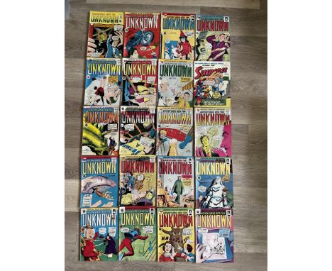 Quantity of Original Adventures into the Unknown vintage magazines, great condition