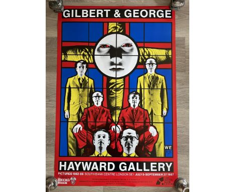 Gilbert &amp; George Original Vintage Poster.
Excellent Condition