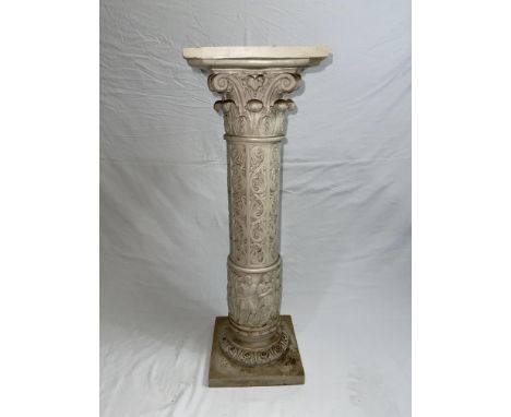 Carved Ornate Vintage Pillar. Very heavy