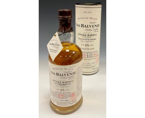 Whisky - Balvenie 15 Years Old Single Barrel Malt Scotch Whisky, distilled 1977, bottled 1994, cask number 290, bottle number