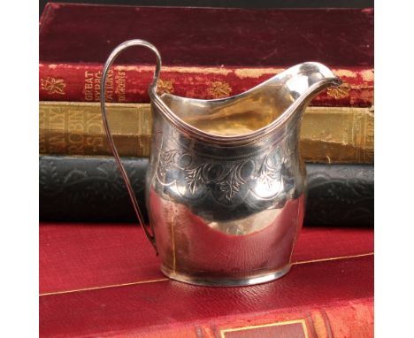 A George III silver cream jug, Peter, Anne and William Bateman, London 1801, 8.5cm high