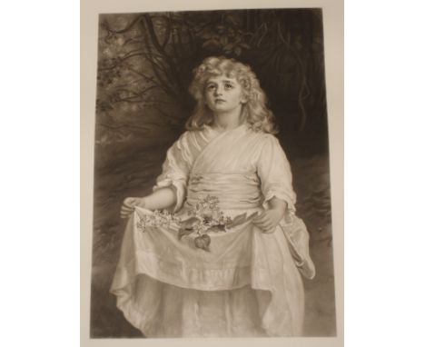 Sir John Everett Millais (1829-1896), after, Lilacs, etching, published October 20th, Thos Agnew &amp; Son, London Liverpool 