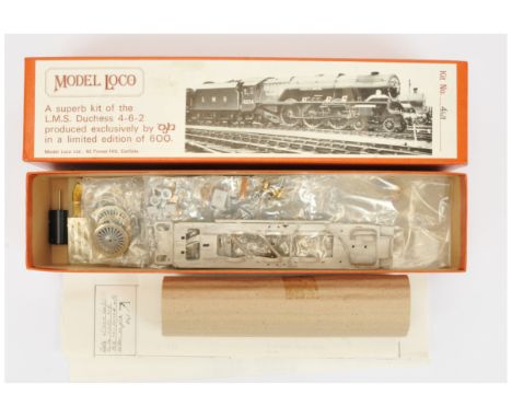 Model Loco unmade OO Gauge Kit 4-6-2 LMS Duchess Class Locomotive, produced exclusively by DJH as Limited Edition of 600, thi