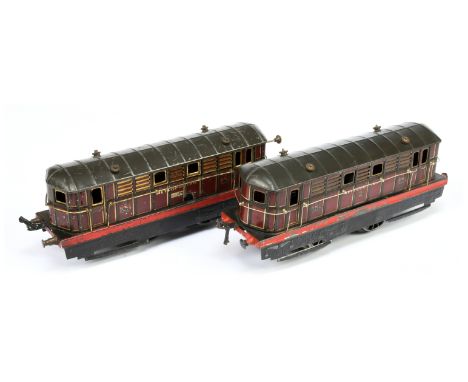 Hornby O Gauge Pair of 0-4-0 Metropolitan Loco's. Comprising No.2 original clockwork example &amp; another clockwork body fit