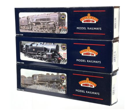 Bachmann a trio of BR Steam Locomotives to include 32-576 2-6-0 BR Ivatt Class Steam Locomotive "43047" and others (see photo
