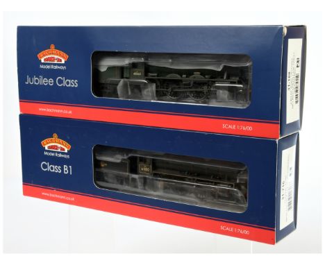 Bachmann a pair of BR Steam Locomotives comprising of 31-716 4-6-0 BR B1 Class Steam Locomotive "61180" (Weathered) and 31-18