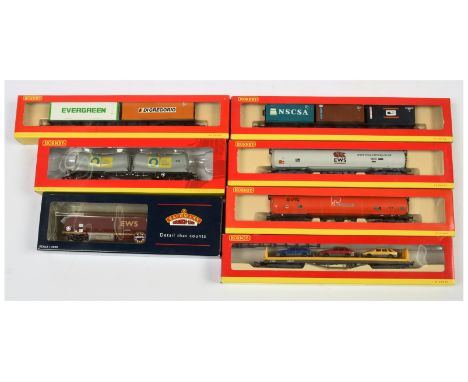 Hornby &amp; Bachmann a group of mixed Rolling Stock to include Bachmann 37-850 104 Ton HTA Thrall Bulk Coal Hopper Wagon "EW