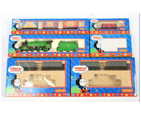 Hornby (China) a boxed group of Thomas &amp; Friends Locomotives and Rolling Stock to include R9049 Henry The Green Engine, 2