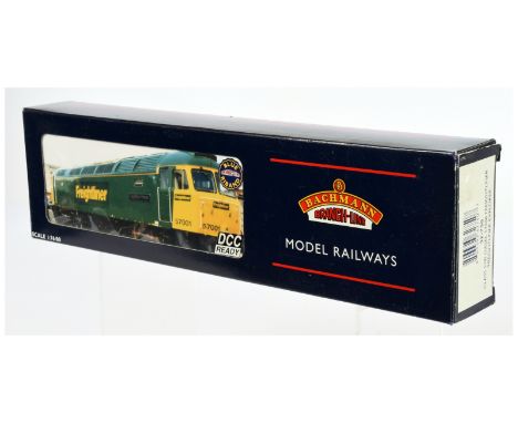 Bachmann 32-750 Freightliner Green livery Class 57 No.57008 "Freightliner Explorer", comes with pack of small detailing parts