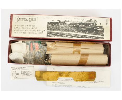 Model Loco unmade OO Gauge Kit 4-6-2 LMS Duchess Class Locomotive, produced exclusively by DJH as Limited Edition of 600, Thi