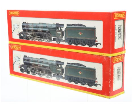 Hornby (China) a pair of R2054 4-6-2 BR A4 Class 60103 "Flying Scotsman". Conditions are Near Mint to Mint (1 model still fac