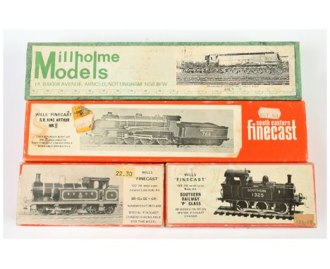 Wills Finecast &amp; Millholme Model a group of OO Gauge built and part built Locomotives to include Finecast 4-6-0 Mk2 King 