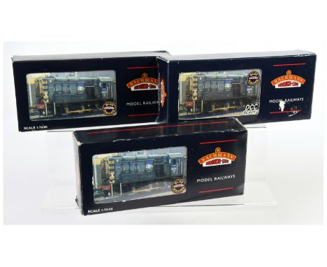 Bachmann a trio of BR 08 Class Diesel Locomotives to include 32-110 0-6-0 BR 08 Class Diesel Locomotive "13029" and others (s