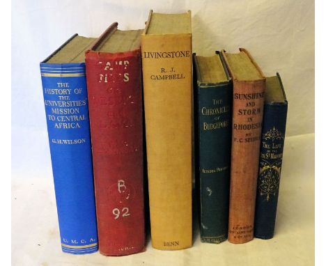 R J Campbell; 'Livingstone', F Selous; 'Sunny and Storm in Rhodesia', and other books on travel and exploration.