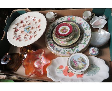 A collection of twentieth century ceramic wares to include, Minton, Grindley, Wedgwood, Royal Crown Derby, Royal Worcester, C