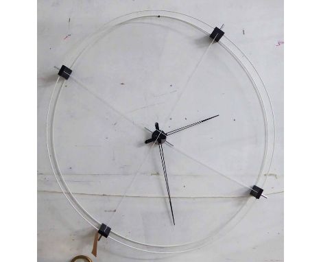 NOMON DOUBLE RINGS LARGE WALL CLOCK, 138cm diam.