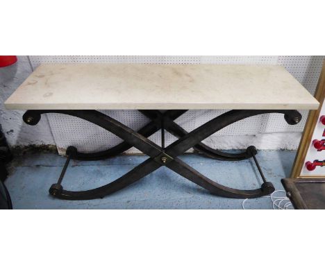 ATTRIBUTED TO ANDREW MARTIN ELIZABETH DESIGN CONSOLE TABLE, 160cm x 50cm x 81cm.