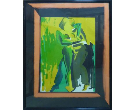 ALLEN JONES 'Memento', 1985, lithograph, signed dated and numbered 55/75, 108cm x 88cm, framed. (Subject to ARR - please see 