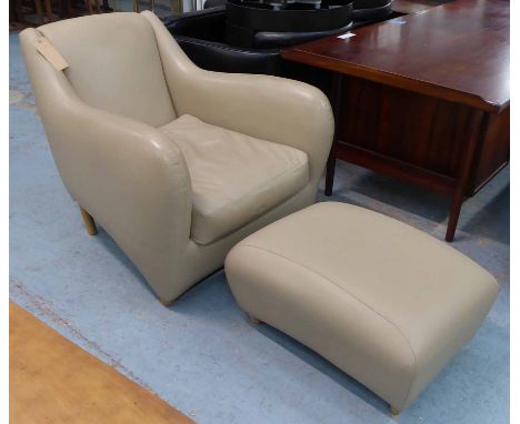 SCP BALZAC ARMCHAIR AND STOOL, by Matthew Hilton, at tallest 90cm.  