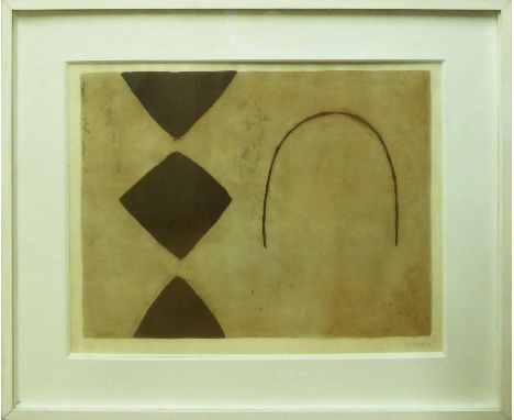 WILLIAM SCOTT (British 1913-1989) 'Odeon suite IV', lithograph, signed and dated in pencil 1966, E.A., 50cm x 60cm, framed. (
