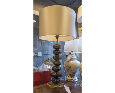 PORTA ROMANA LARGE ADAM TABLE LAMP, with shade, 90cm H.