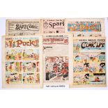 Propaganda WWI issues (1914-18). Sparks No 1, Big Comic Nos 1-3, 140, 153, 211-213, Boy's Weekly