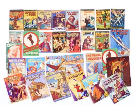 Mighty Midgets 'Blitz' books (1940s W Barton) 9, 24, 28, 30, 32, 33, 41. With Little Marvels 7, 9, 18, 25, 30, 31, Pocket Ser