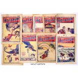 Hotspur (1933) 1-10, 16, 18, 23, 25, 29, 30, 39, 43, 49. No 2 Brittle cover edges with some margin