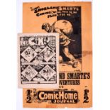Xmas Comic Home Journal 342 (1901). With Comic Home Journal Poster (c1896). Some tape repair, 28 x
