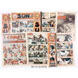 Sun (1947-48) 1, 3-7, 10, 12, 13, 15-17, 19, 20 and 5 issues from 1959. With Comet (1951-52) 151-