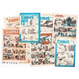 Comet (1949-51) 32 issues between 76-171. With Comet (1958-59) 519-548 complete and 17 assorted