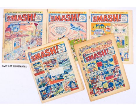 SMASH! (1966-69) No 1, 3 (x2), 4, 27, 65-67, 69, 70, 78, 80, 100 Christmas Number, 144, 150 and 16/8/69. Starring Batman, The