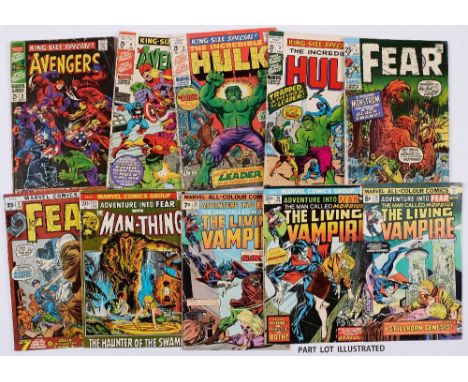 King-Size Specials/Jungle Action/Fear (1968-75). Avengers King-Size Special 2 [gd], 4, Hulk K-S Special 2-4, Thor K-S Special