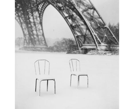 Sabine Weiss (born 1924)Paris (Chairs), 1952Gelatin silver print, printed later, signed, titled and dated in pencil on the ve