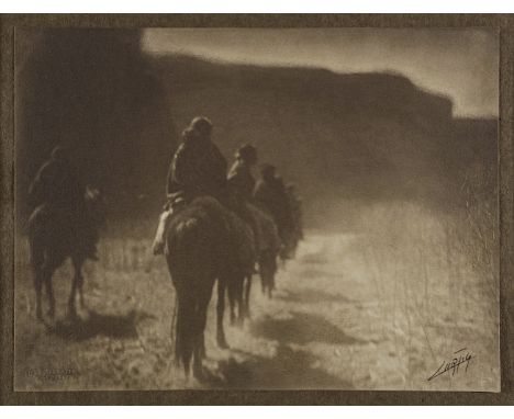 Edward S. Curtis (1868-1952)The Vanishing Race, 1904Platinum print, signed in ink and copyright blindstamp on the recto.6 x 8