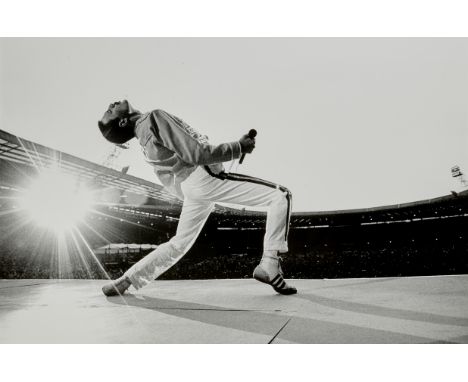 Neal Preston (born 1952)Freddie Mercury (Wembley Stadium), London, England, 1986Archival pigment print, printed later, signed