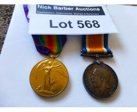 Collectables : Militaria - WWI Great War medals x 2 82546 CPL G A MORELLI - R A, both in fine condition.