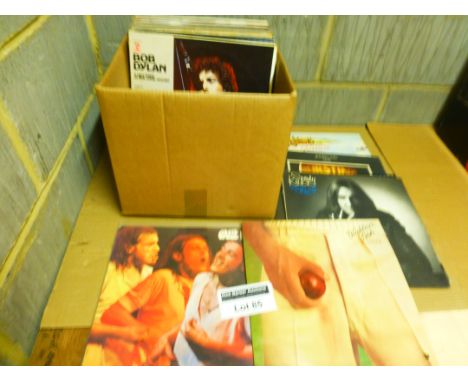 Records : 40+ classic rock albums incl Rolling Stones, Genesis, Bob Dylan, good/vg+.